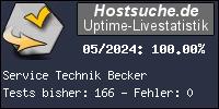 Hostsuche.de Uptime-Livestatistik